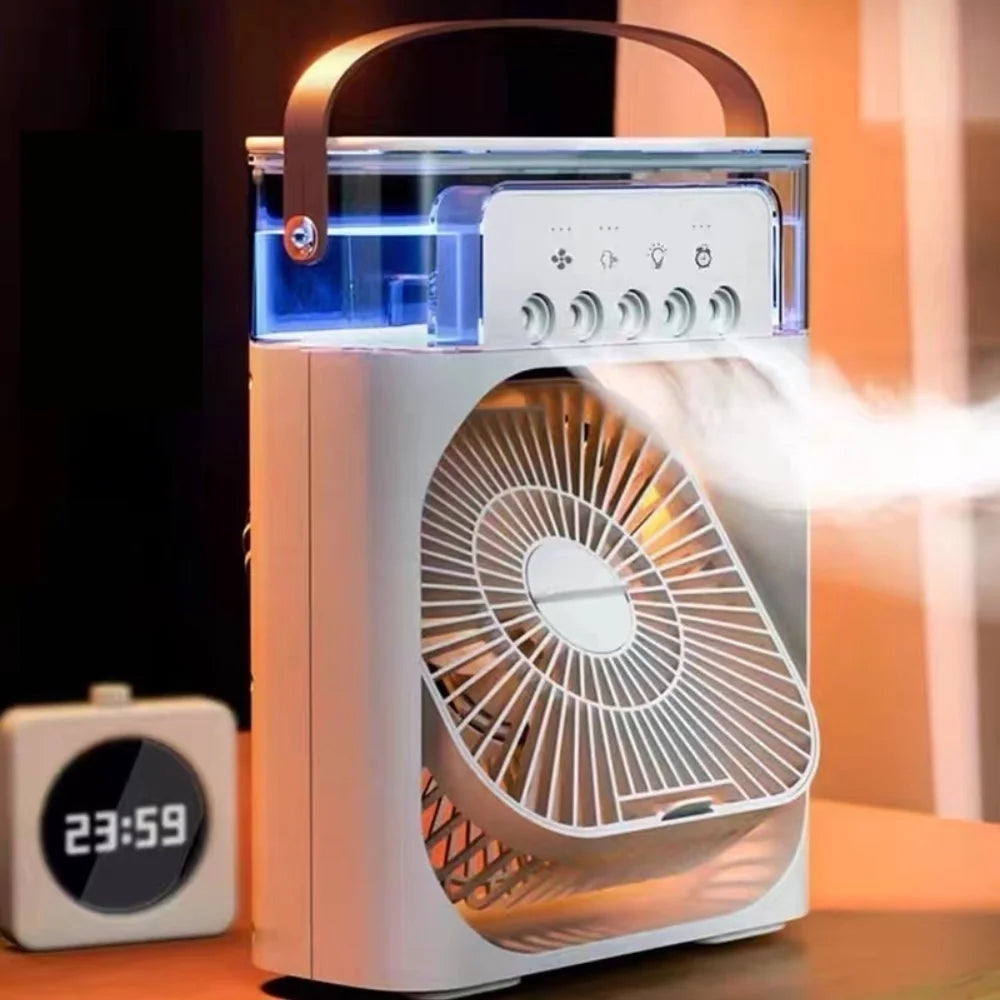 Ventilador e Umidificador de mesa - Branco