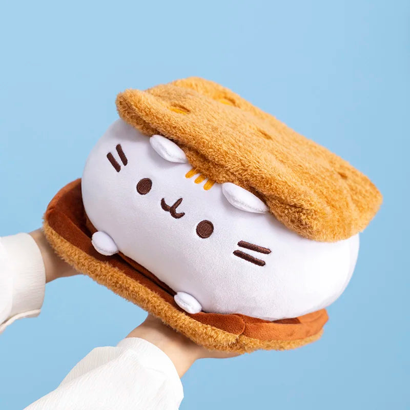 Almofada Gato Sanduiche Marshmellow
