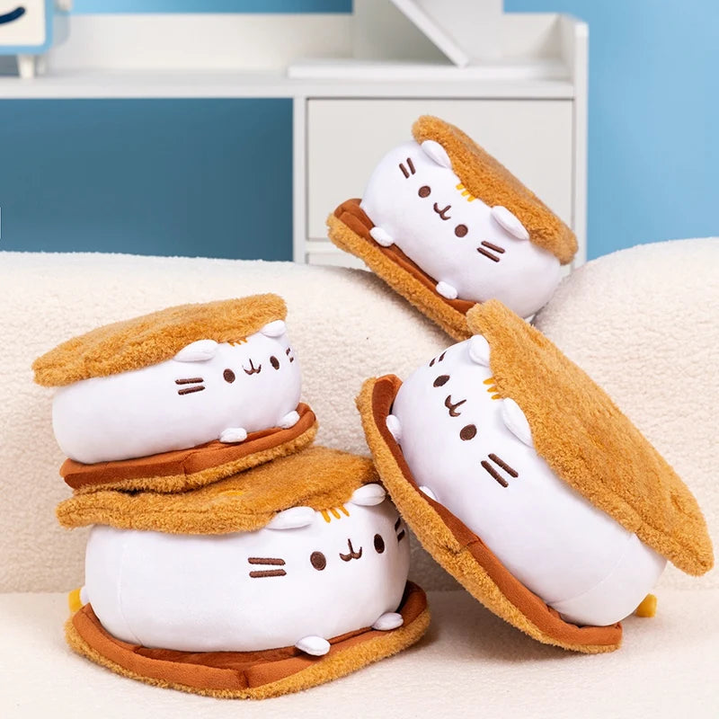 Almofada Gato Sanduiche Marshmellow