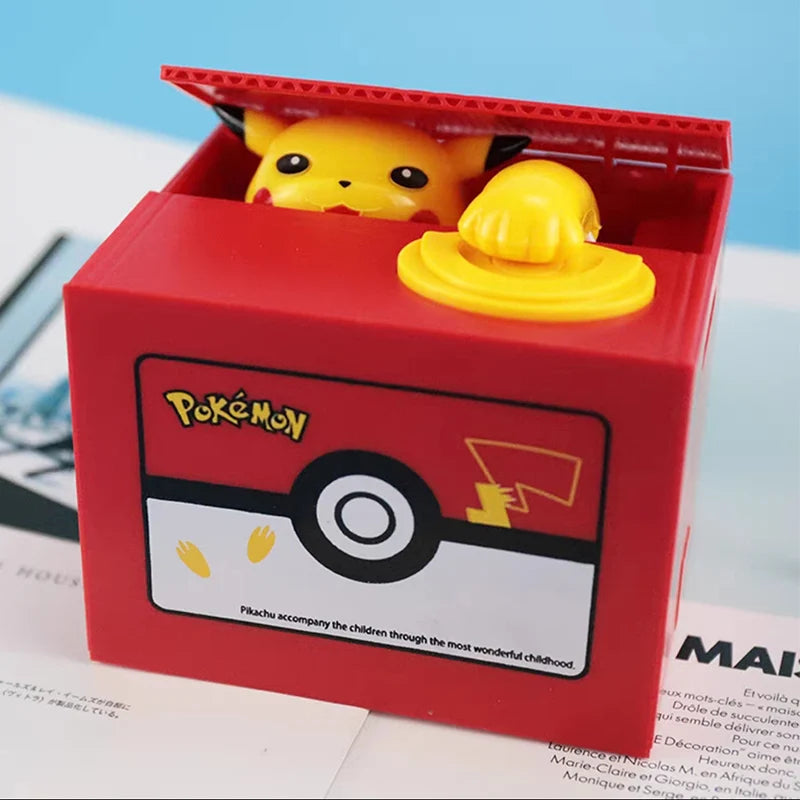Cofre Eletrônico Pikachu Rouba Moeda