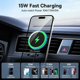 Suporte Magnético de Carro Baseus com Carregamento Rápido de 15W