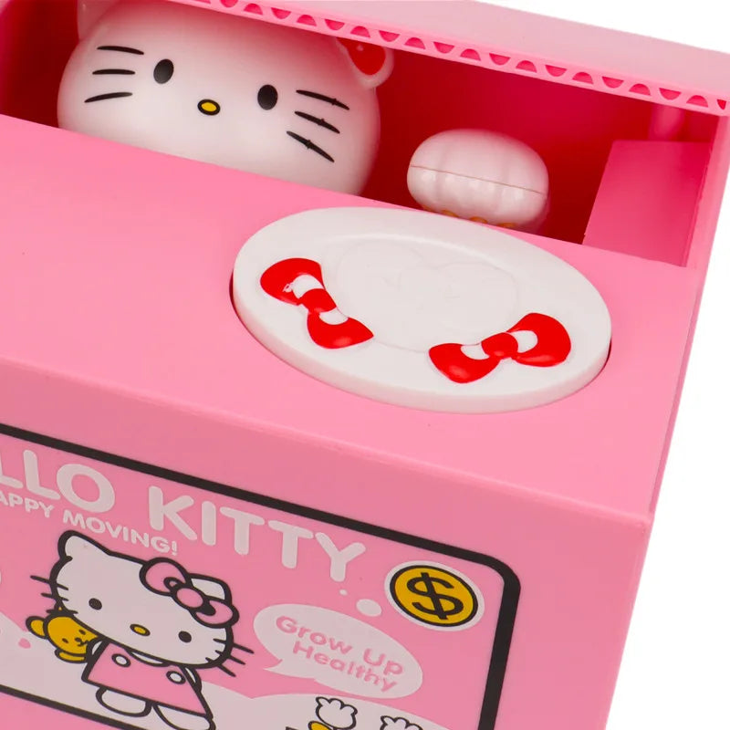Cofre Eletrônico Hello Kitty Rouba Moeda
