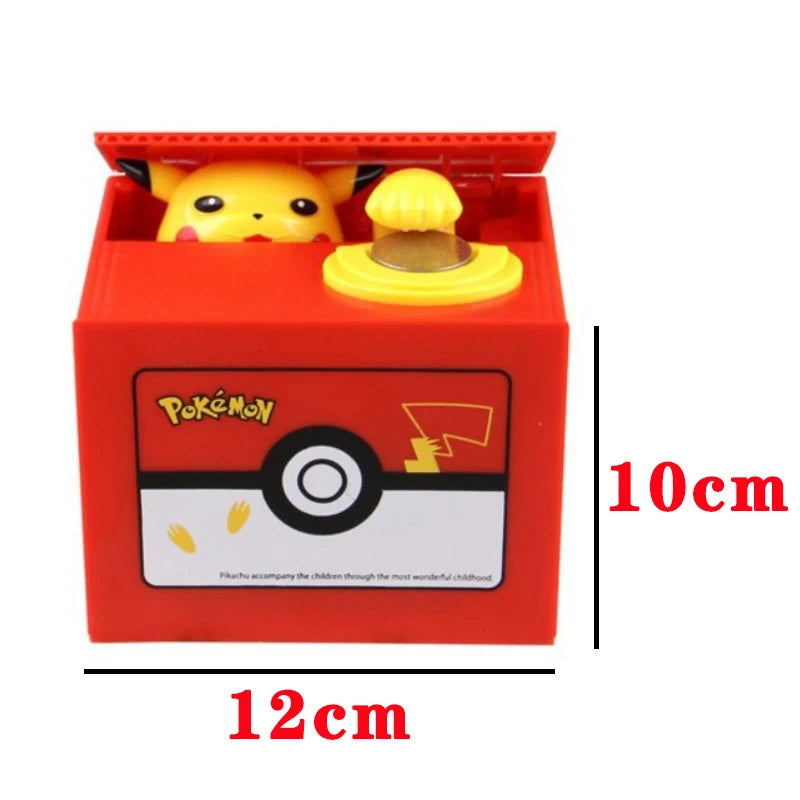 Cofre Eletrônico Pikachu Rouba Moeda