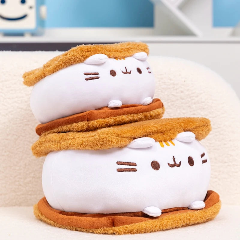 Almofada Gato Sanduiche Marshmellow