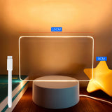 Quadro de Anotações Criativo LED Luz Noturna USB