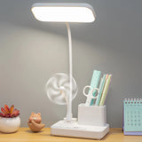Luminaria 3 em 1 - Luminaria + Ventilador + Porta Canetas