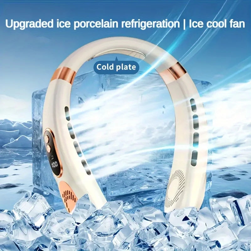 Ventilador Portátil de Pescoço com Carregamento USB