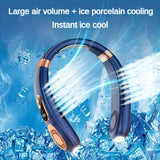 Ventilador Portátil de Pescoço com Carregamento USB