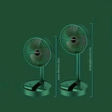 Ventilador Portátil Retrátil - Verde