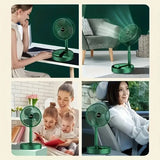 Ventilador Portátil Retrátil - Verde