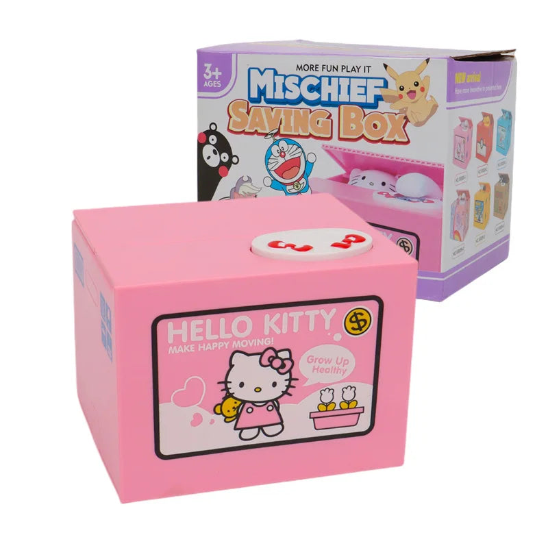 Cofre Eletrônico Doraemon Rouba Moeda