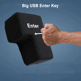 Botão Enter Gigante USB Antiestresse
