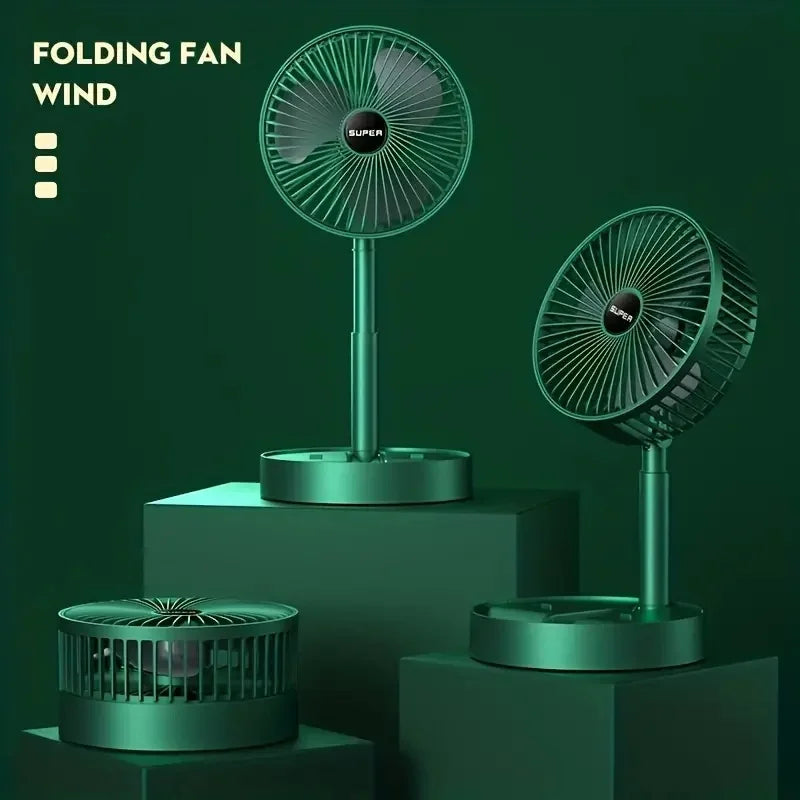 Ventilador Portátil Retrátil - Branco
