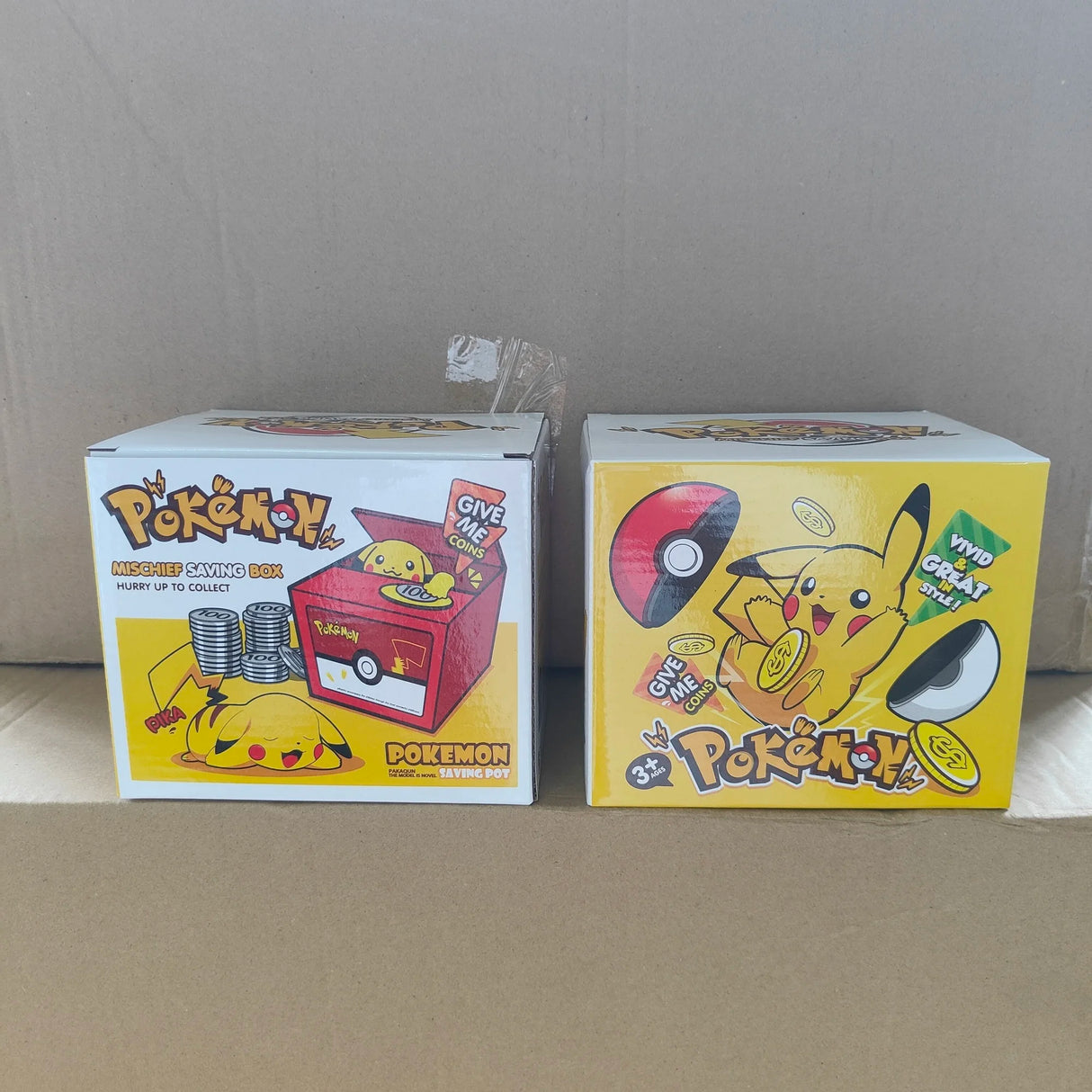 Cofre Eletrônico Pikachu Rouba Moeda