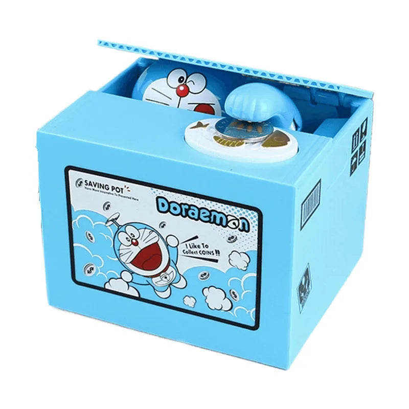 Cofre Eletrônico Doraemon Rouba Moeda