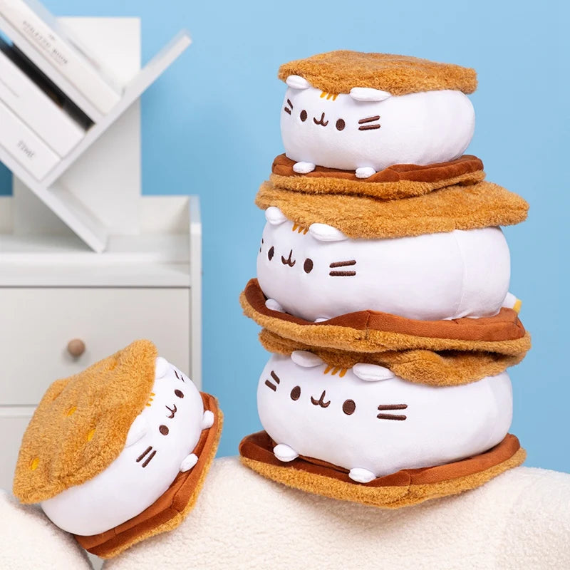 Almofada Gato Sanduiche Marshmellow