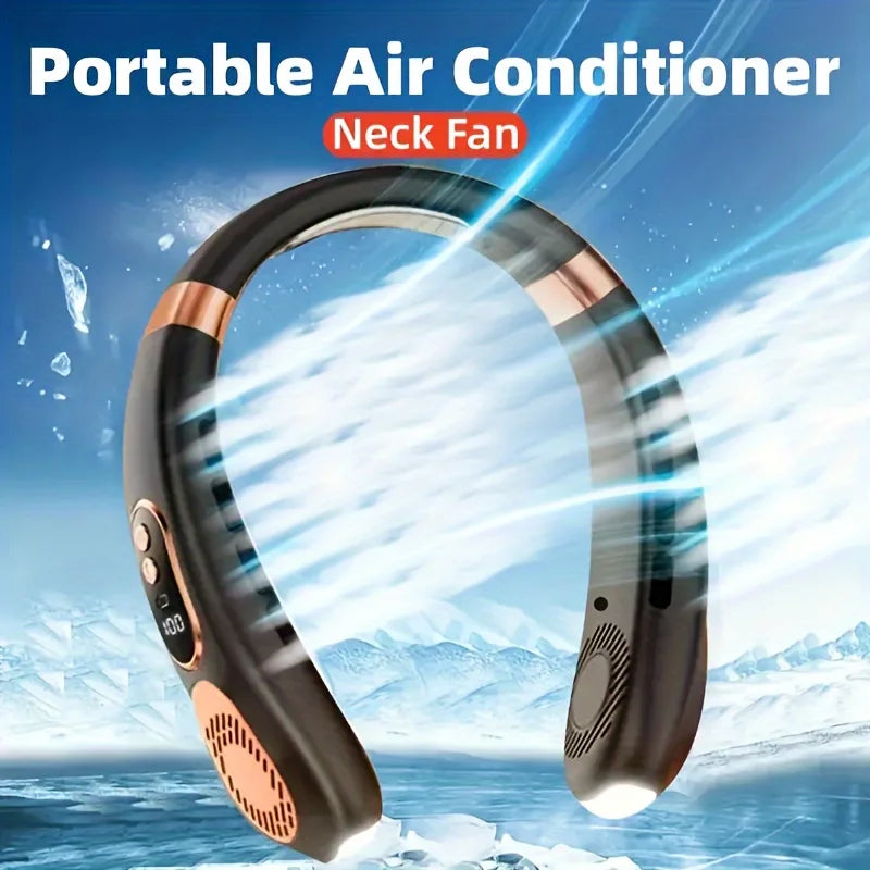 Ventilador Portátil de Pescoço com Carregamento USB