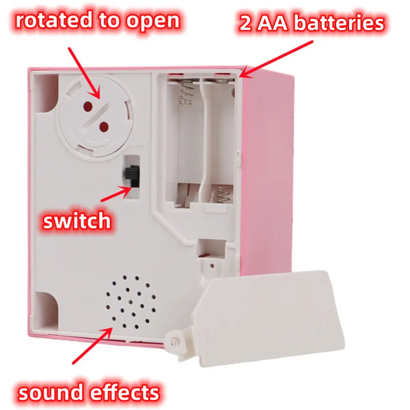 Cofre Eletrônico Hello Kitty Rouba Moeda