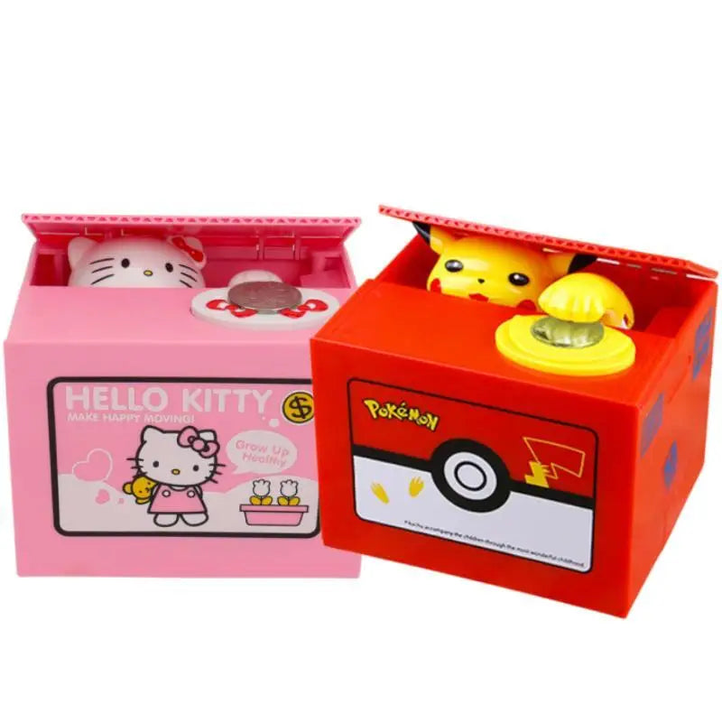 Cofre Eletrônico Hello Kitty Rouba Moeda