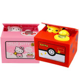 Cofre Eletrônico Hello Kitty Rouba Moeda