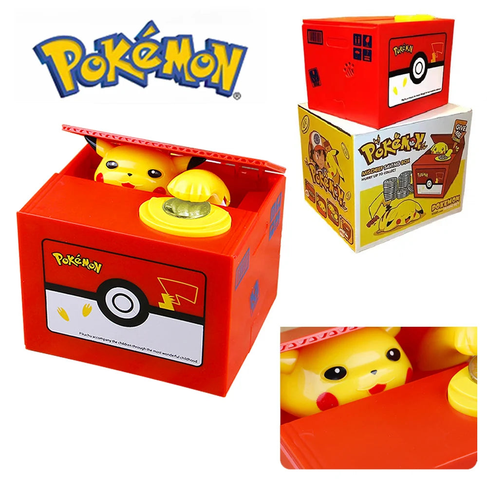 Cofre Eletrônico Pikachu Rouba Moeda